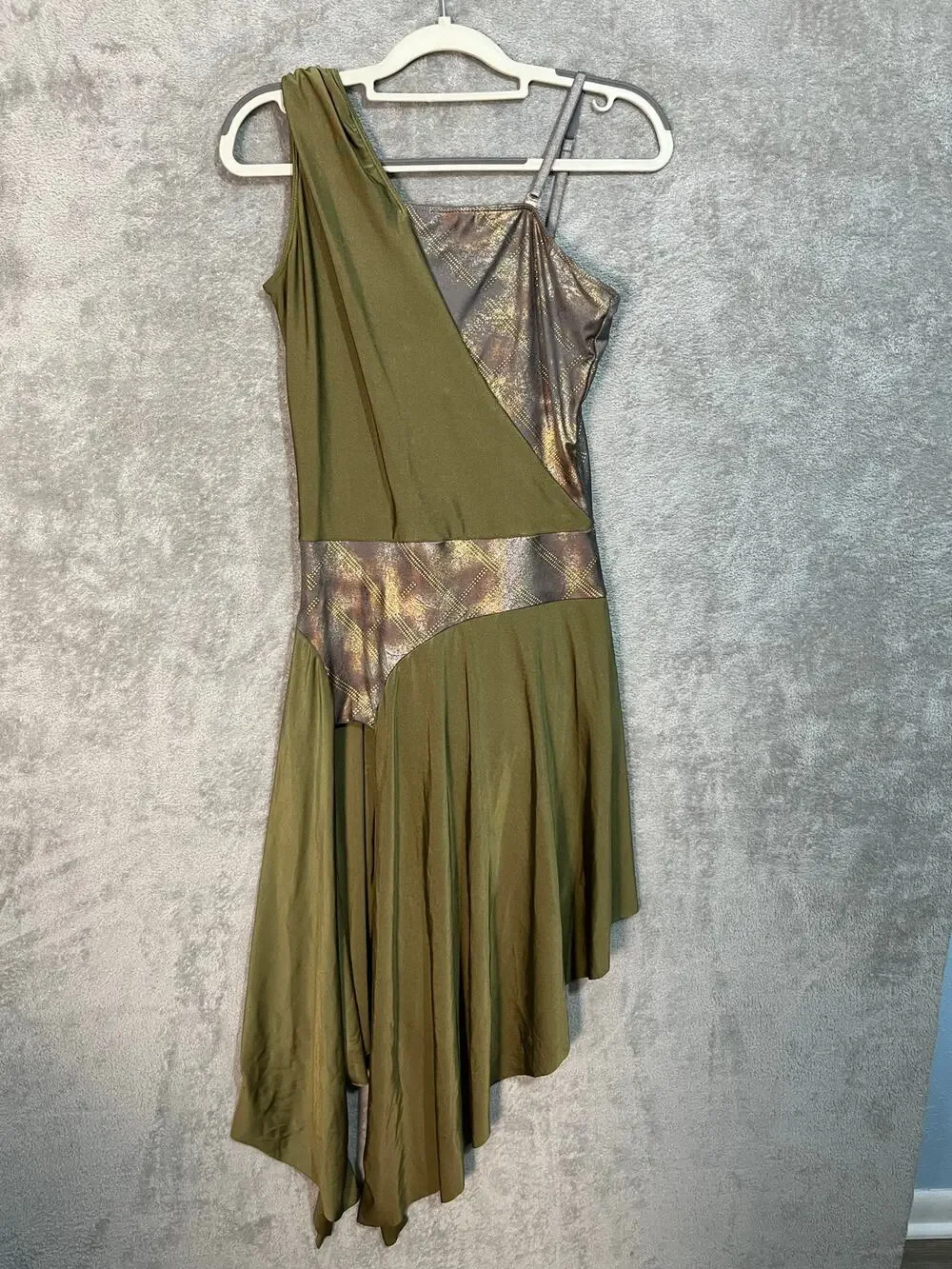 Tenth House Dance Leotard Costume Medium Olive Fairy Grunge Performing Arts